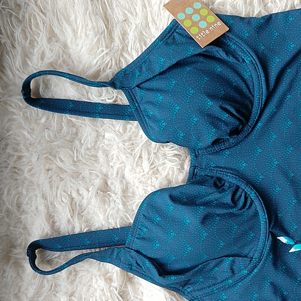 Title nine Bodacious Swim Tankini Bikini Tank Top 34C - Picture 2 of 9
